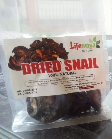 dried snails