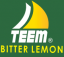 Cold bottle of Teem Bitter Lemon with condensation droplets